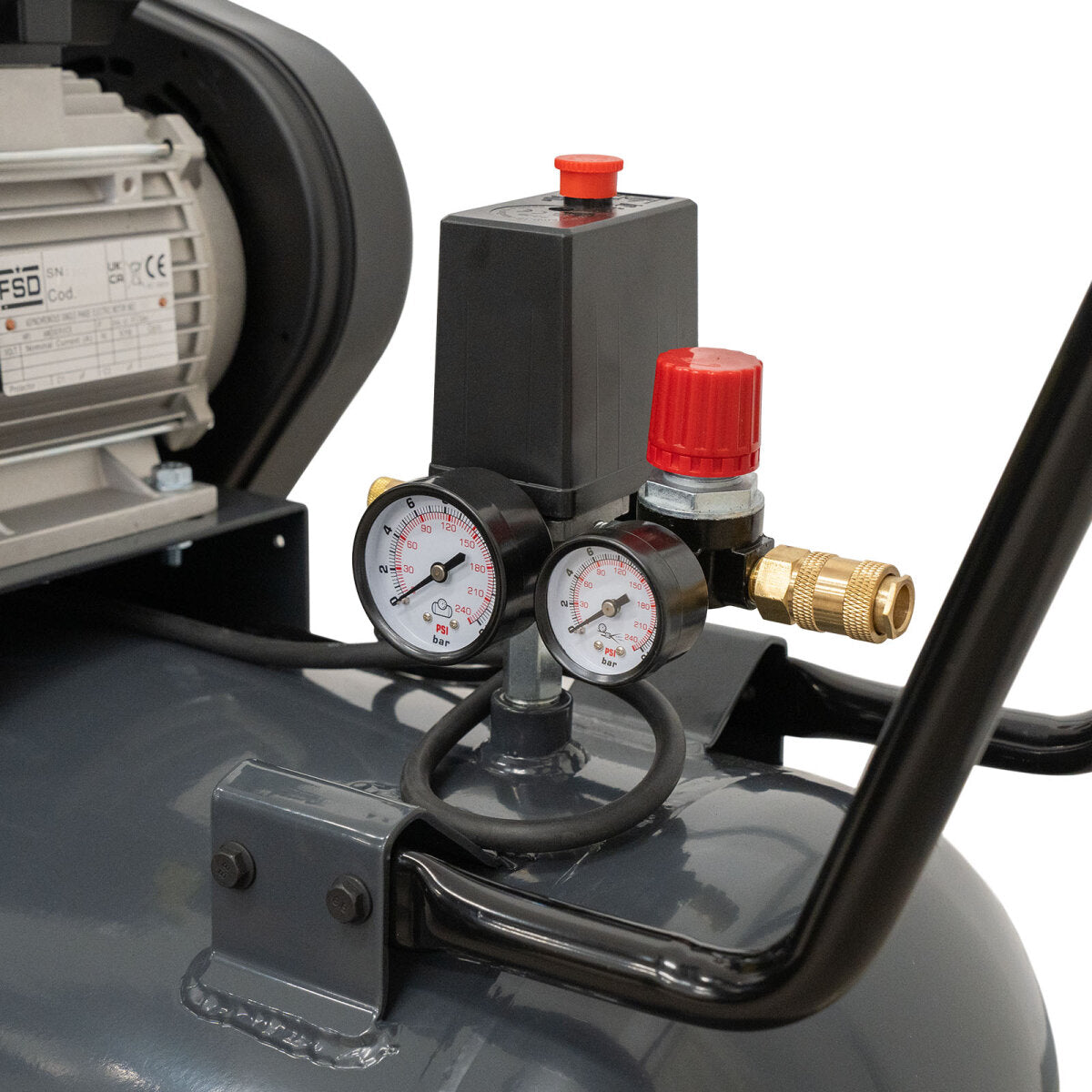 Weber Air Compressor 230V 10 Bar 100L - High Capacity Workshop Compressor