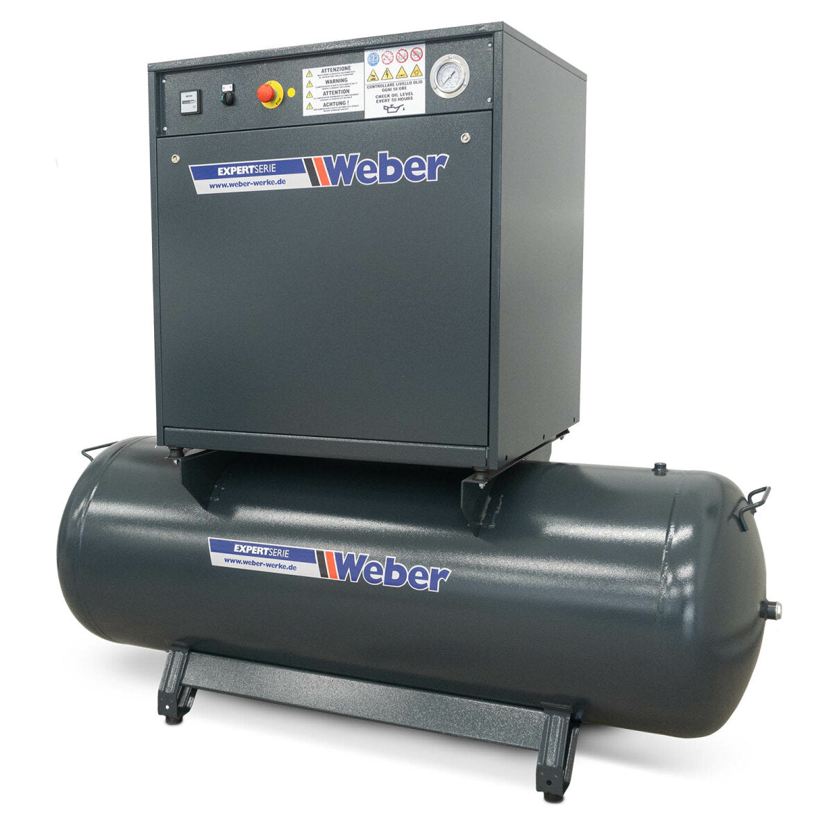 Soundproofed Air Compressor 400 V / 10 bar / 500 l tank