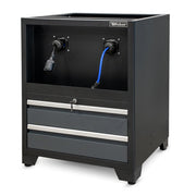 Professional Tool Cabinet series 610 with cable and compressed air hose reel and 2 drawers